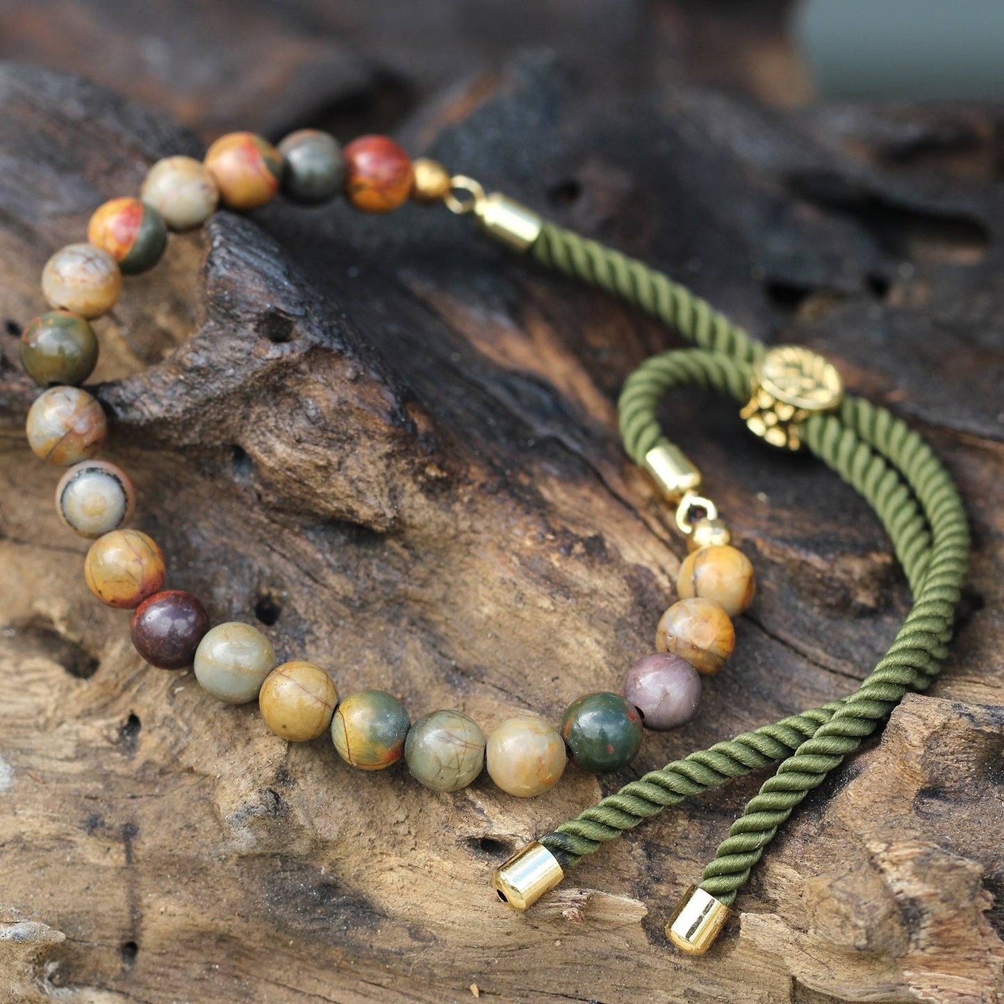 18K Vergoldetes Edelstein-Armband