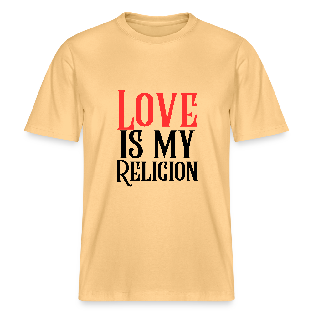 Bio Unisex T-Shirt RELIGION Hellgelb