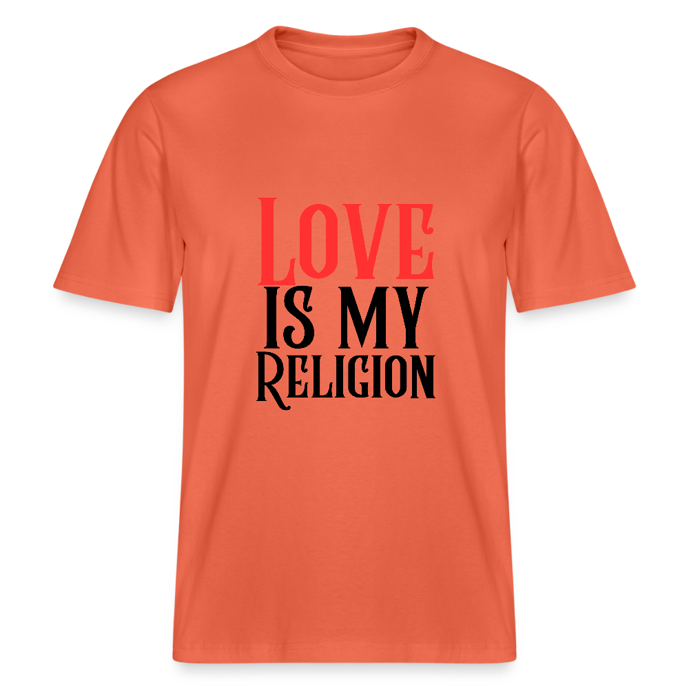 Bio Unisex T-Shirt RELIGION Hellrot