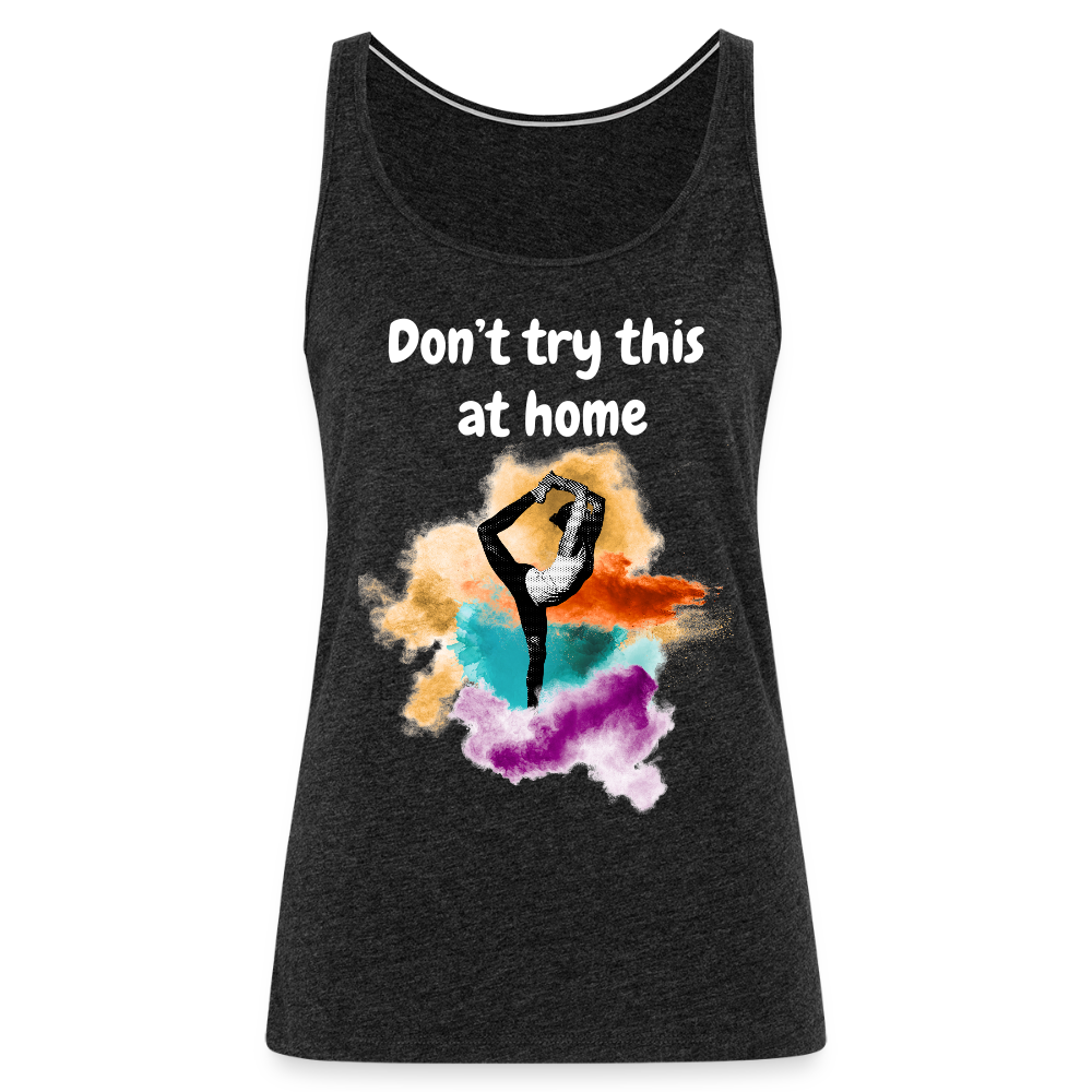 Frauen Premium Bio Tank Top DON'T TRY Anthrazit