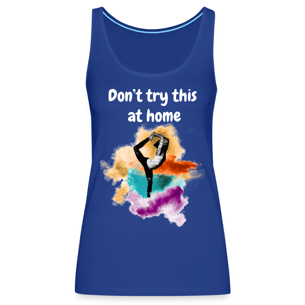 Frauen Premium Bio Tank Top DON'T TRY Königsblau
