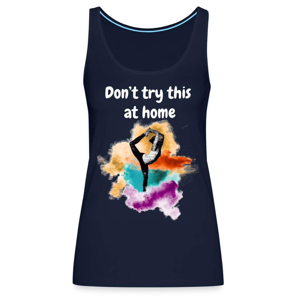 Frauen Premium Bio Tank Top DON'T TRY Navy