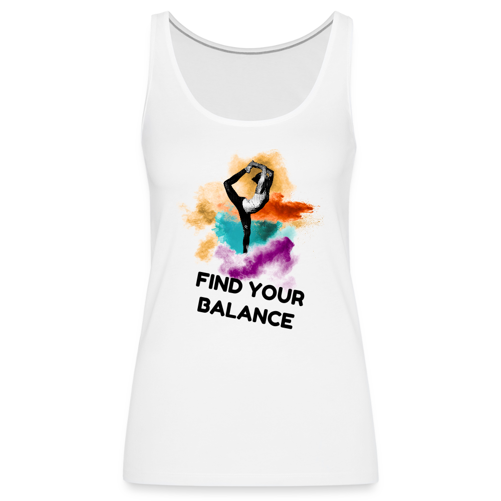 Frauen Premium Tank Top BALANCE Weiß
