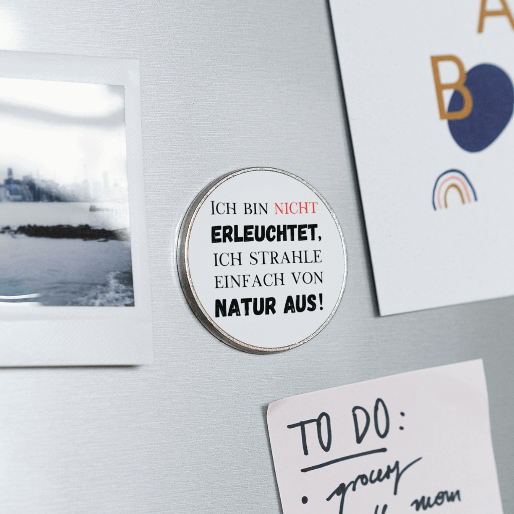 Kühlschrankmagnet - Rund NATUR