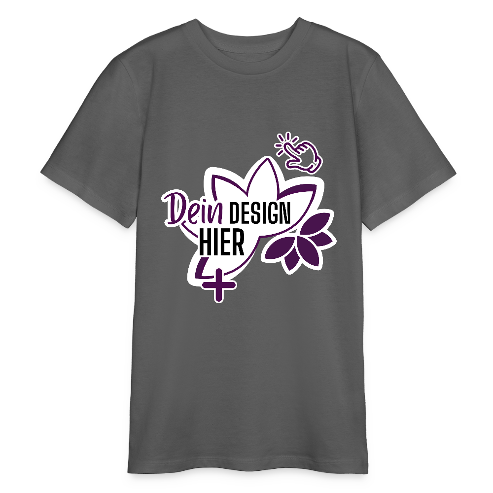 MyEcoStyle Bio Teenager T-Shirt Anthrazit