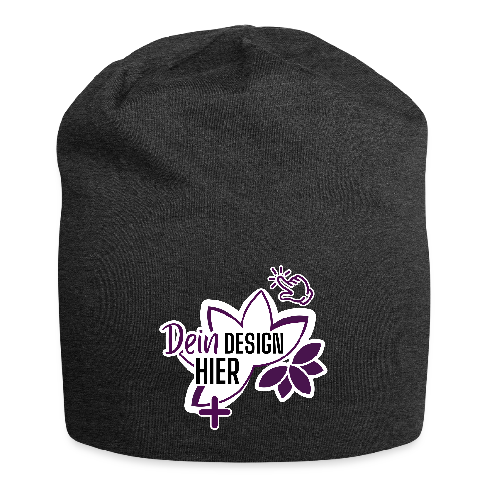 MyEcoStyle Jersey-Beanie Anthrazit