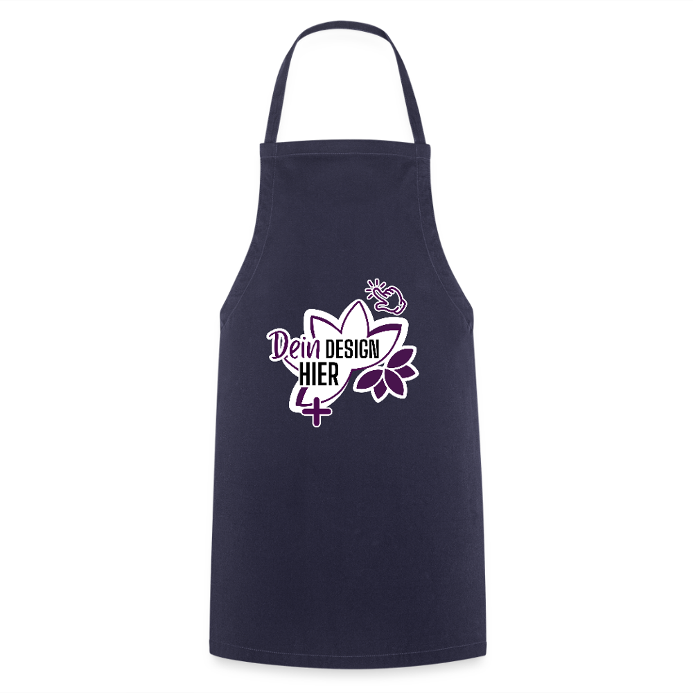 MyEcoStyle Schürze aus Baumwolle Navy