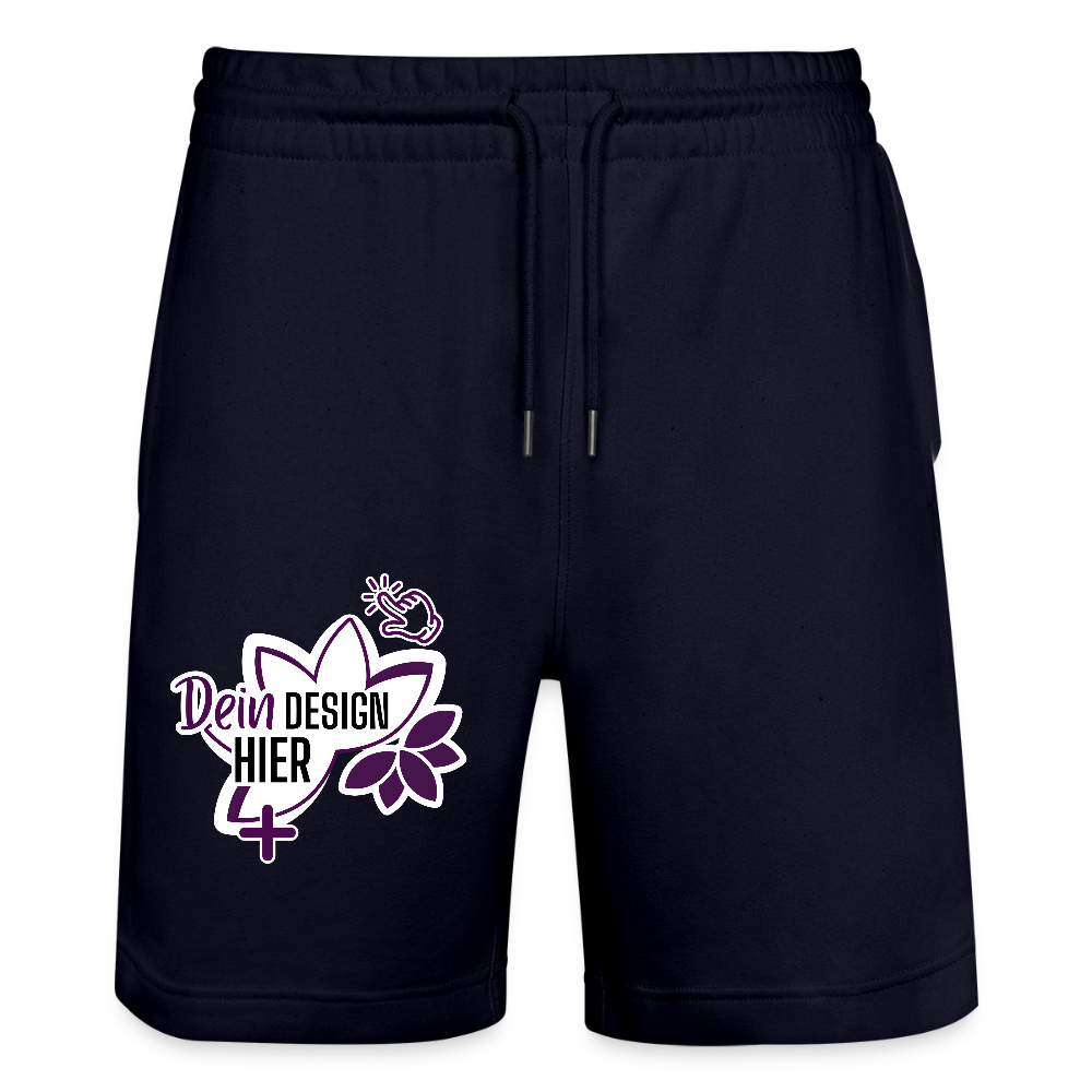 MyEcoStyle Bio Unisex Joggingshorts Dark navy