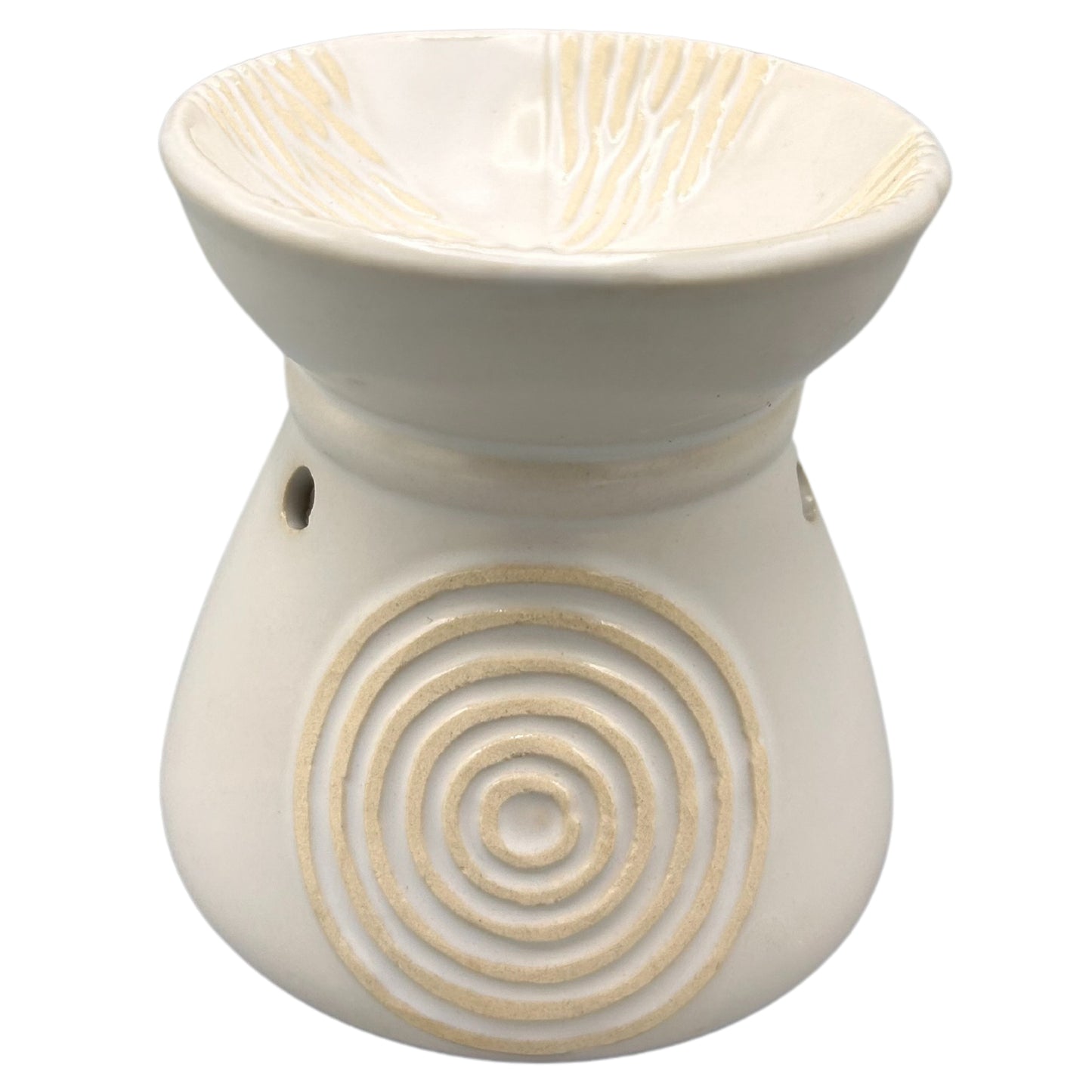 Duftlampe – Kreise der Verbundenheit Weiß
