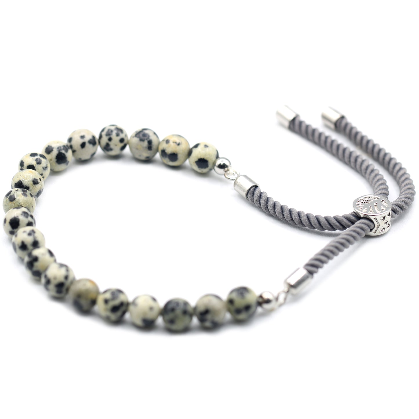 925er Versilbertes Edelstein-Armband Dalmatian Jasper