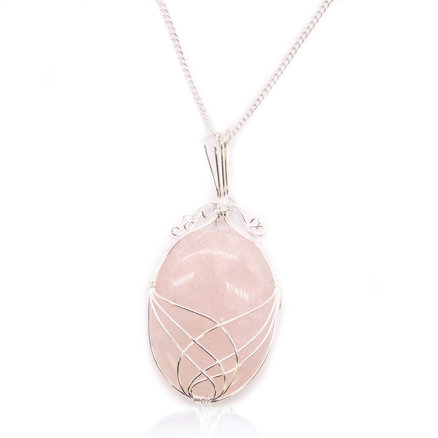 Halskette mit Amethyst – Magischer Schwung