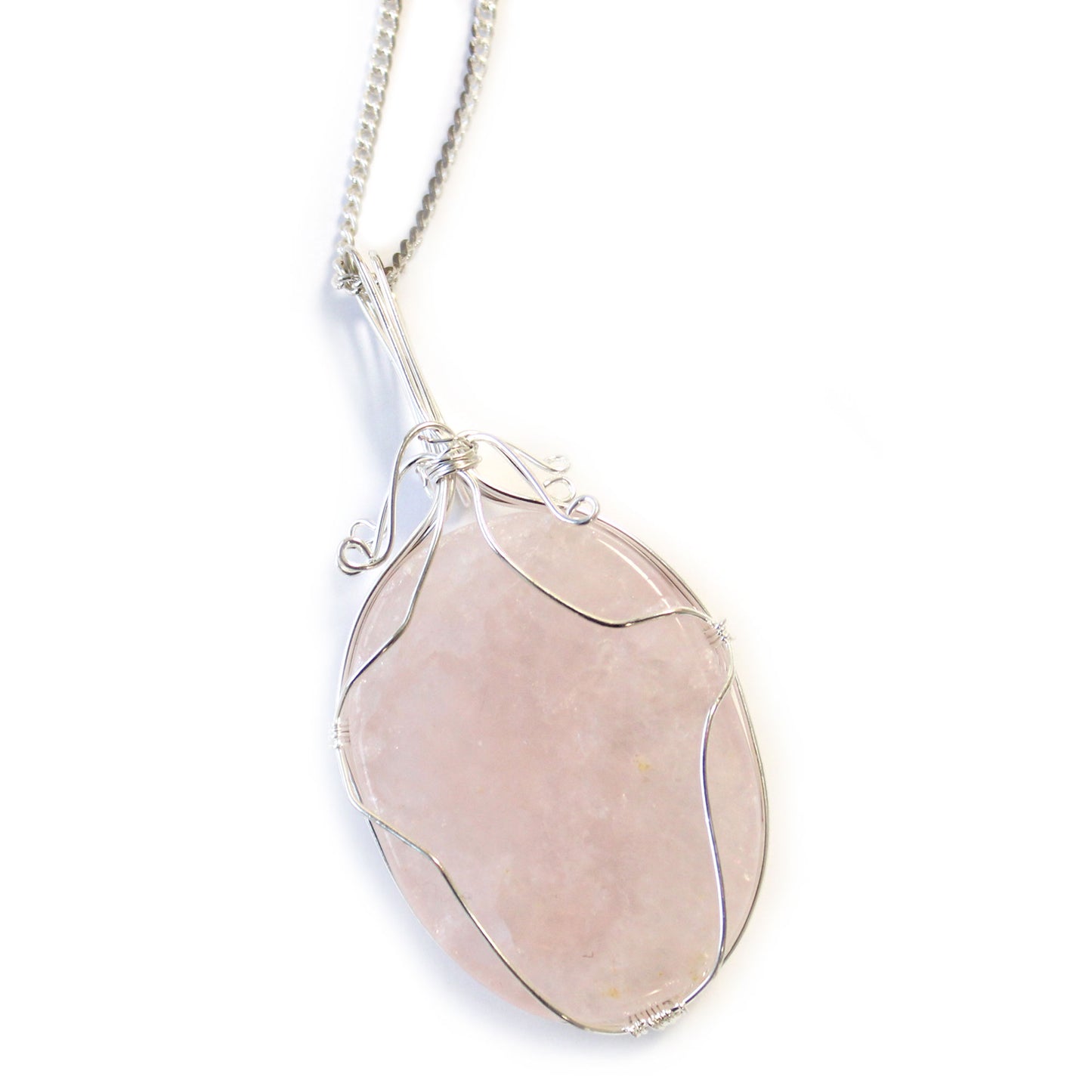 Halskette mit Amethyst – Magischer Schwung