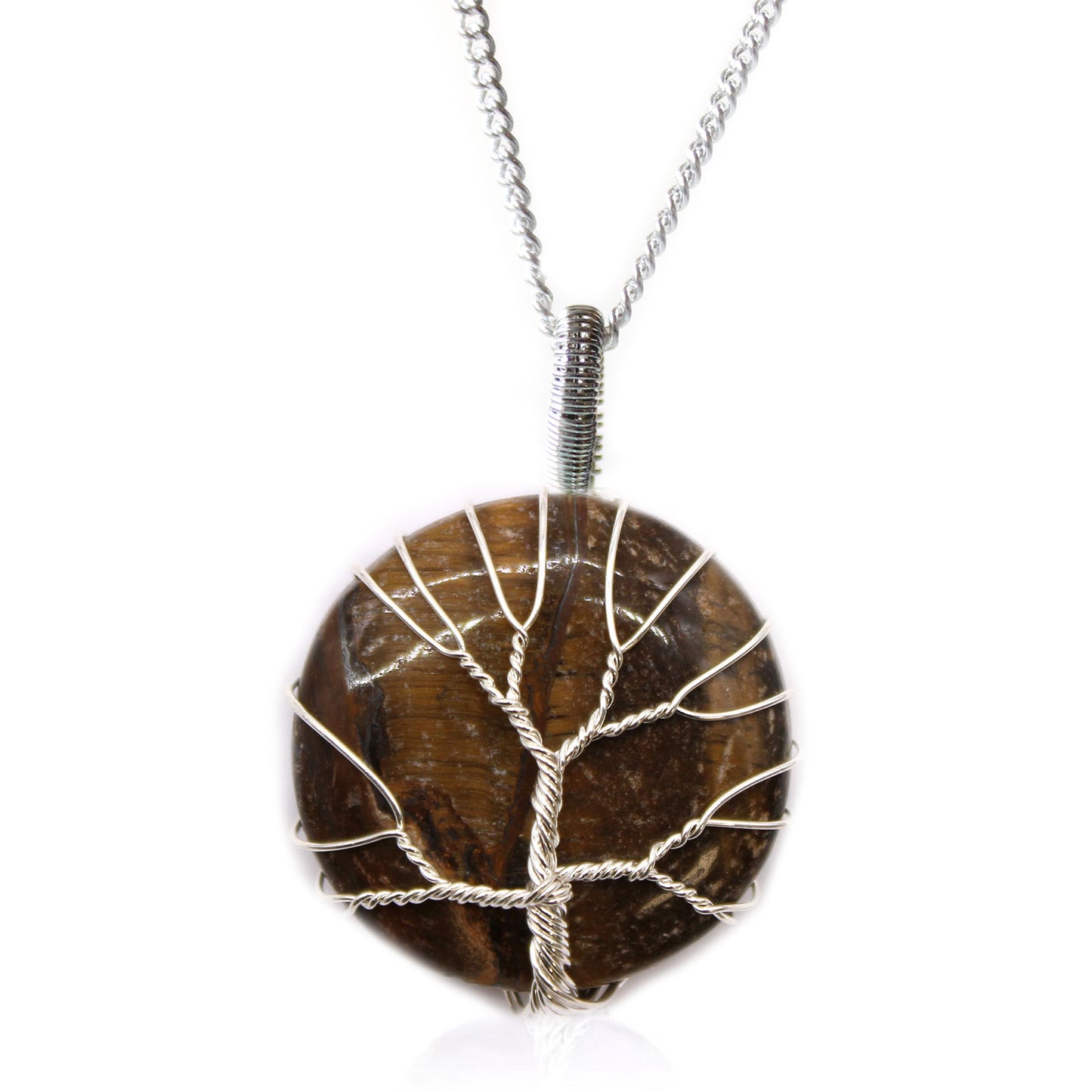 Edelstein-Halskette – Baum des Lebens