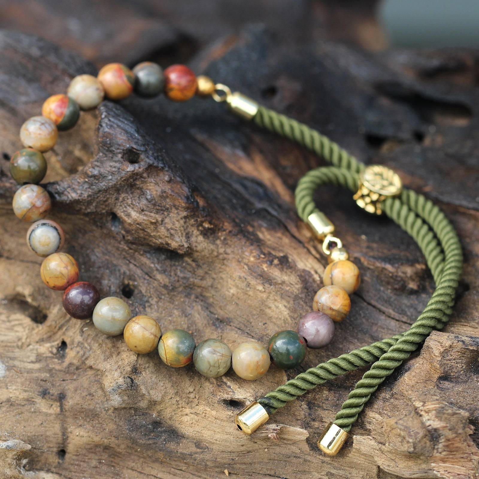 18K Vergoldetes Edelstein-Armband