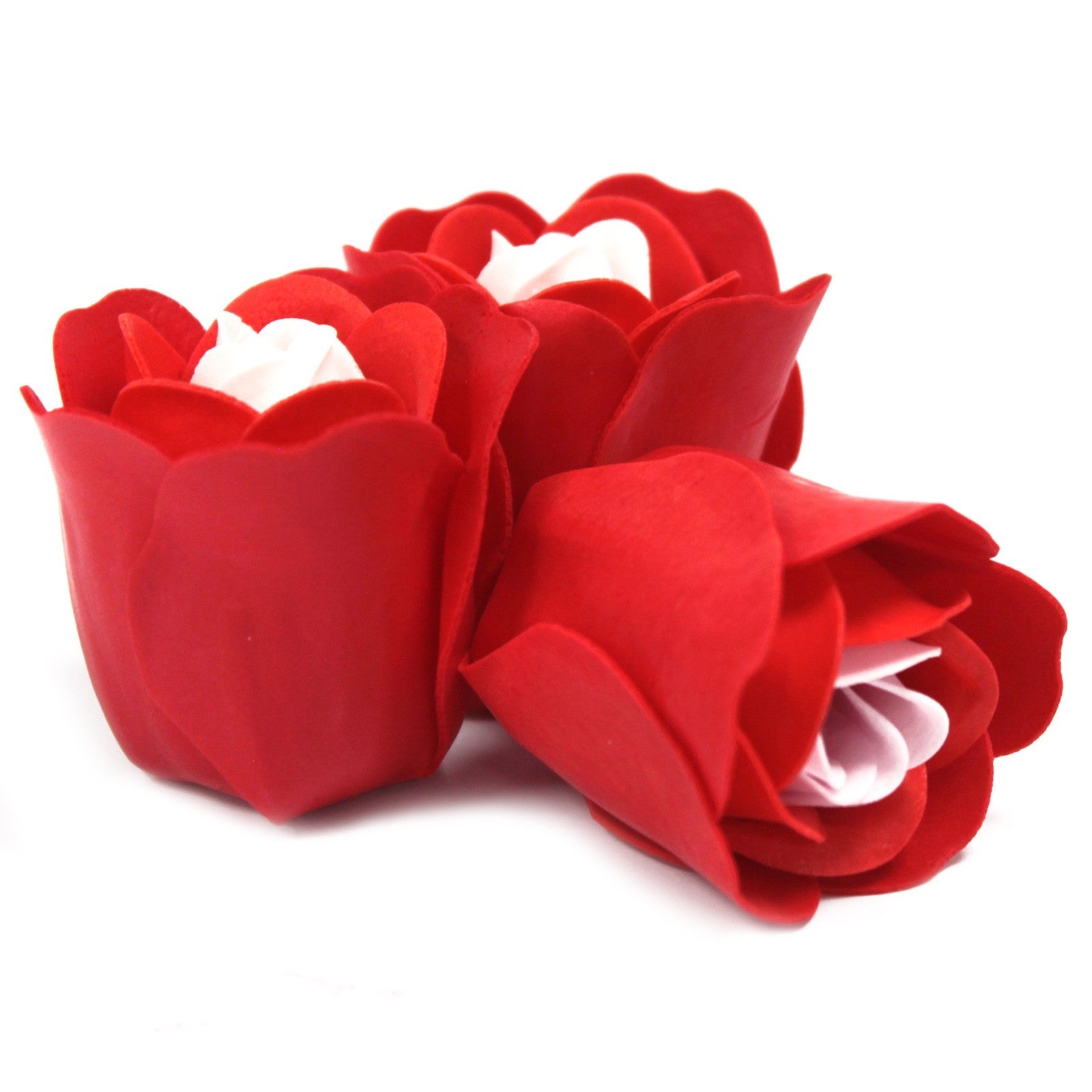 3er-Packung Seifenrosen-Herzbox