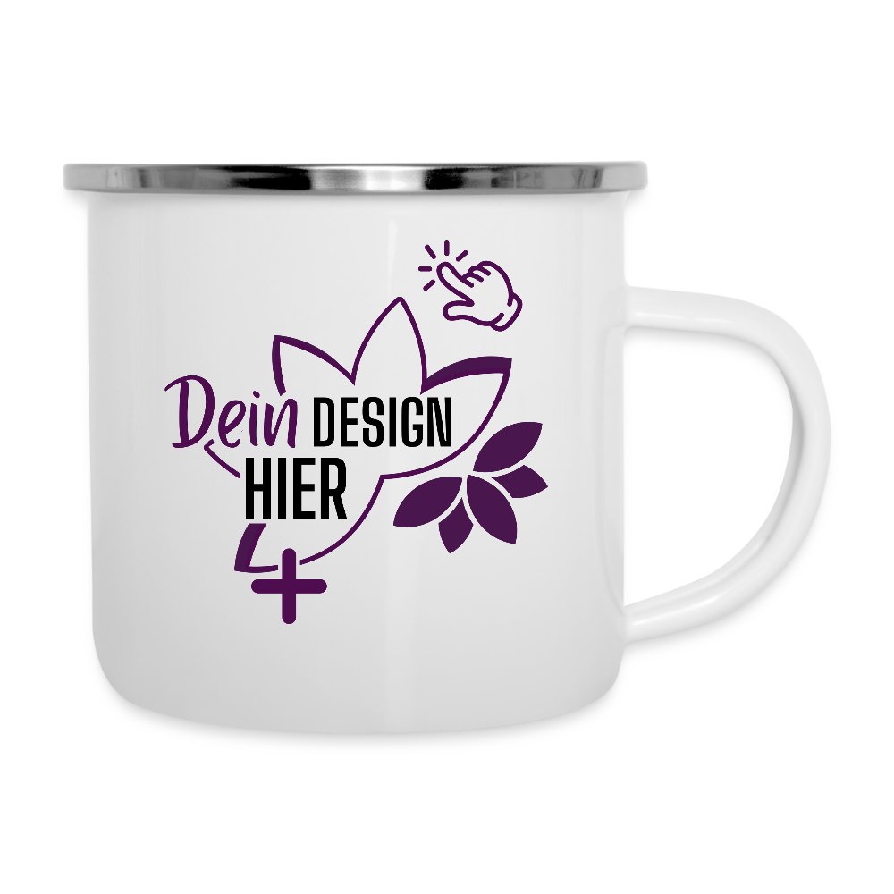 MyEcoStyle Emaille-Tasse Weiß