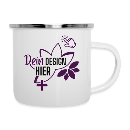MyEcoStyle Emaille-Tasse Weiß