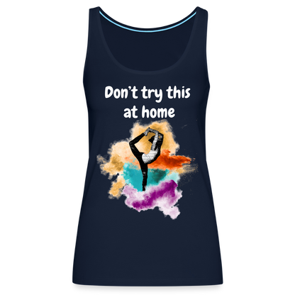 Frauen Premium Bio Tank Top DON'T TRY Navy