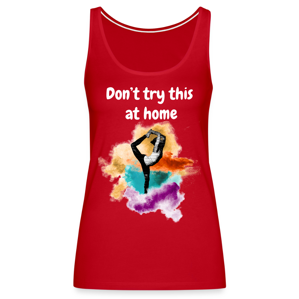 Frauen Premium Bio Tank Top DON'T TRY Rot