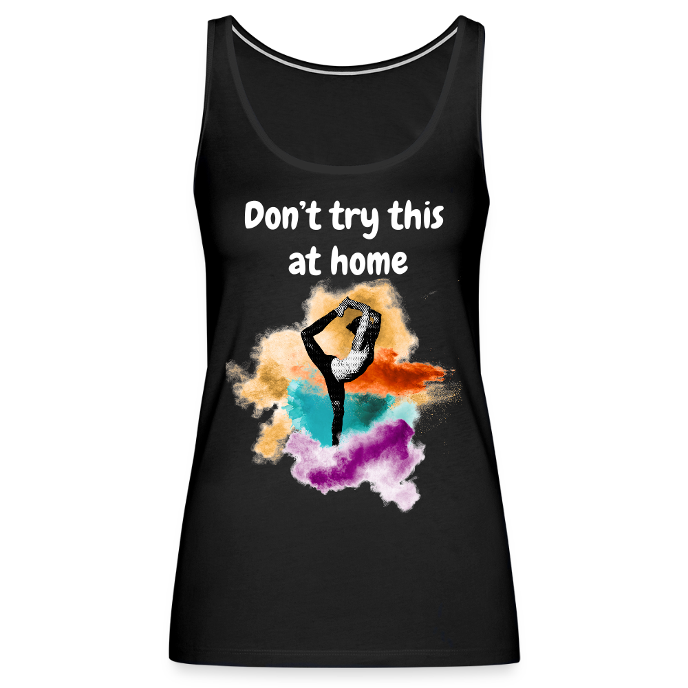 Frauen Premium Bio Tank Top DON'T TRY Schwarz