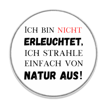 Kühlschrankmagnet - Rund NATUR Weiß