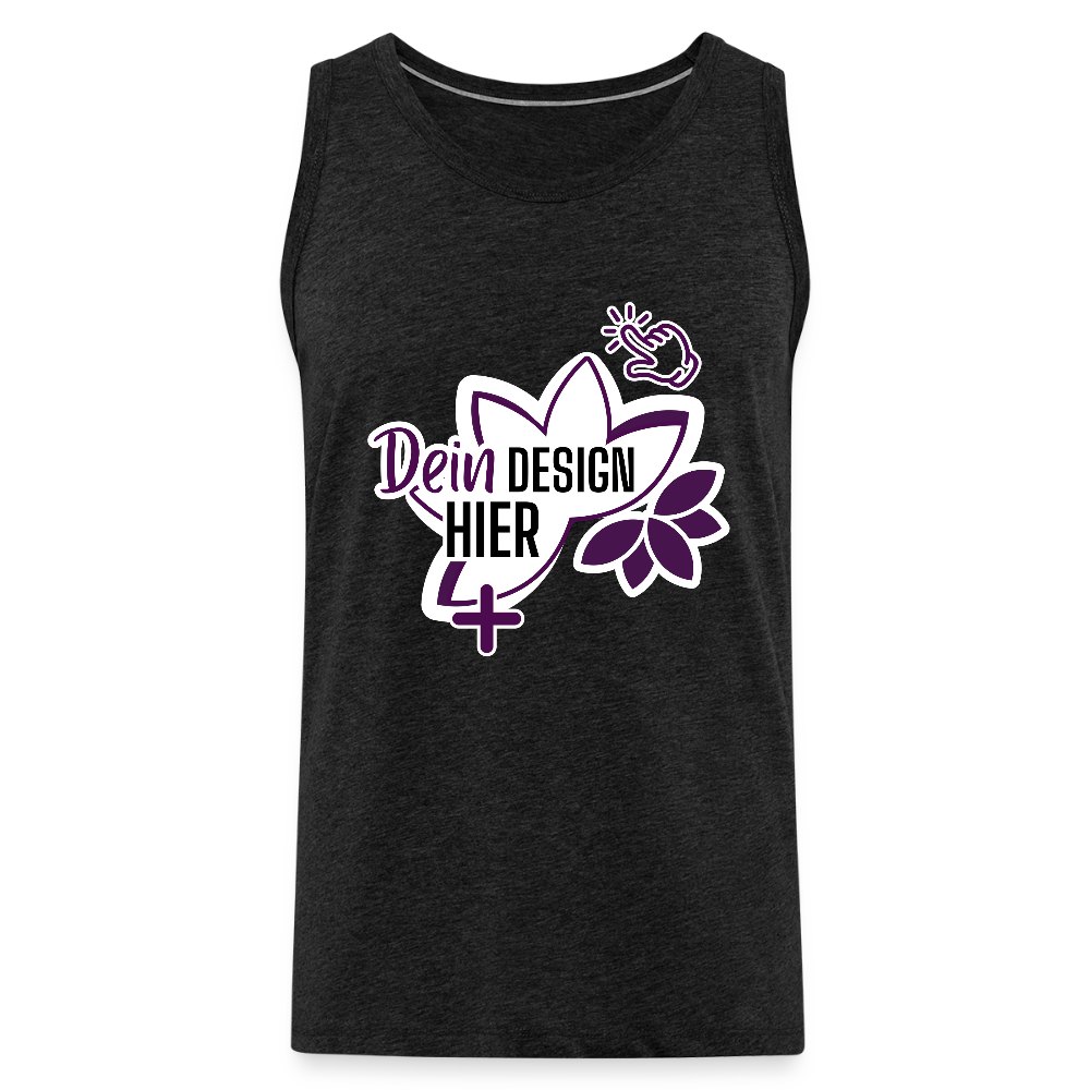 Premium Männer Tank Top Anthrazit