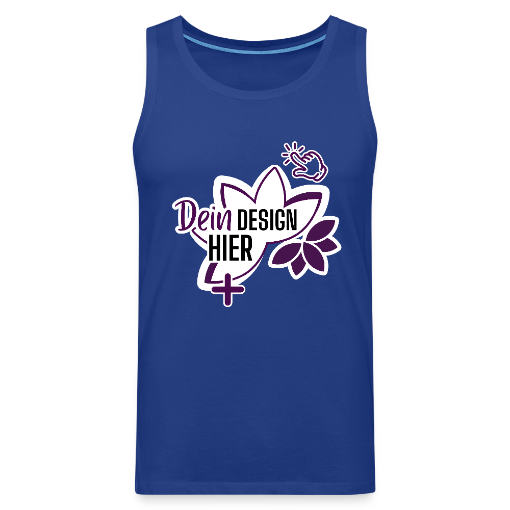 Premium Männer Tank Top Königsblau