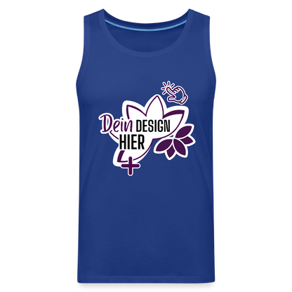 Premium Männer Tank Top Königsblau