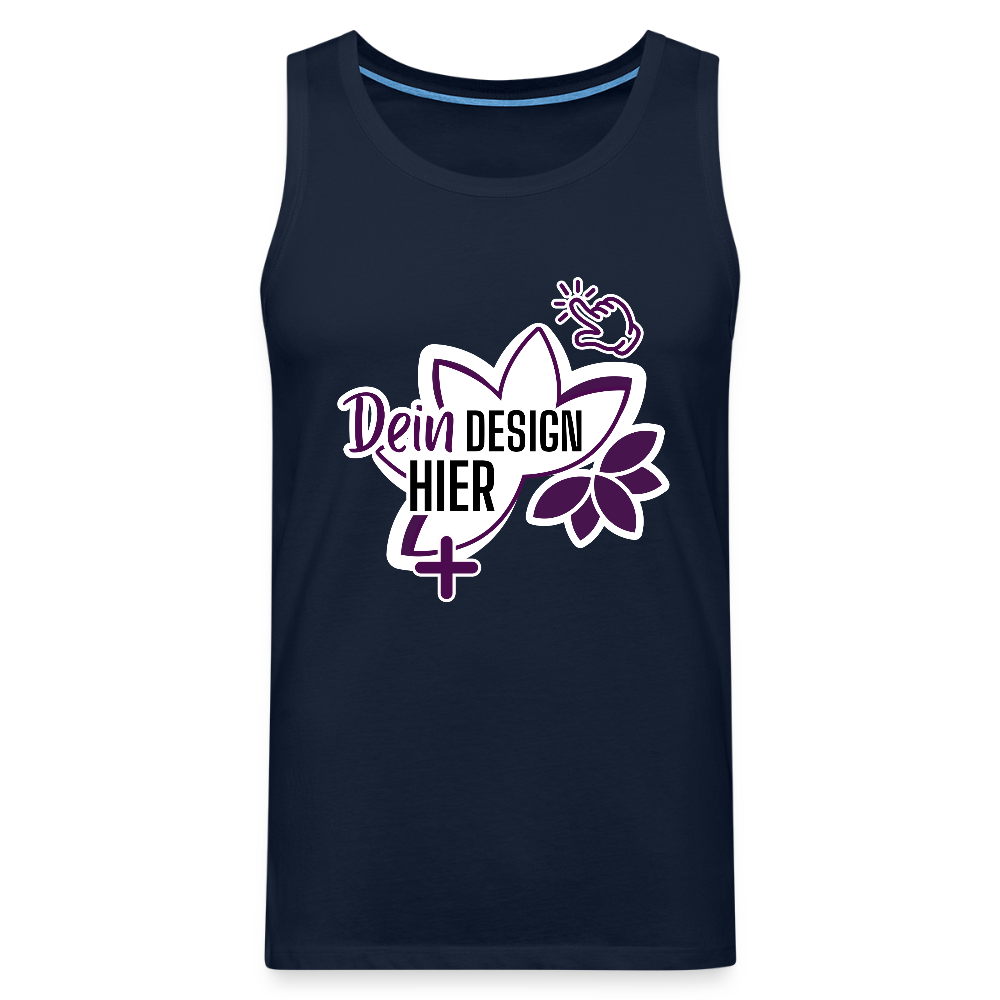 Premium Männer Tank Top Navy