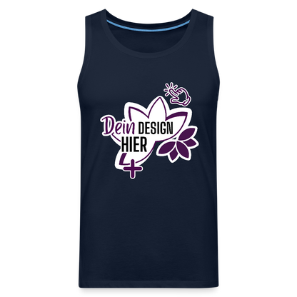 Premium Männer Tank Top Navy