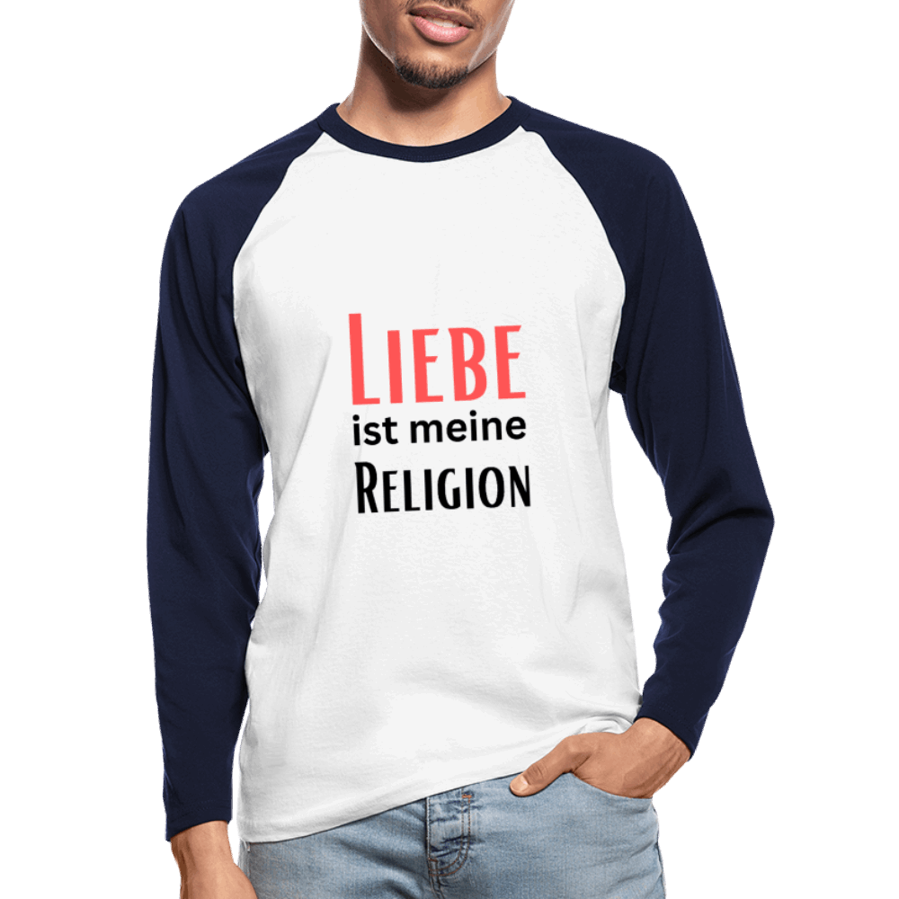 Männer Baseball-Shirt langarm RELIGION