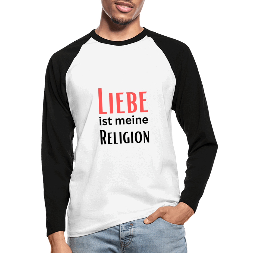 Männer Baseball-Shirt langarm RELIGION