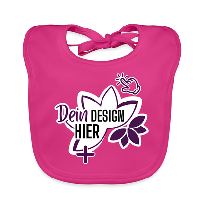 MyEcoStyle Bio Baby Lätzchen Fuchsia