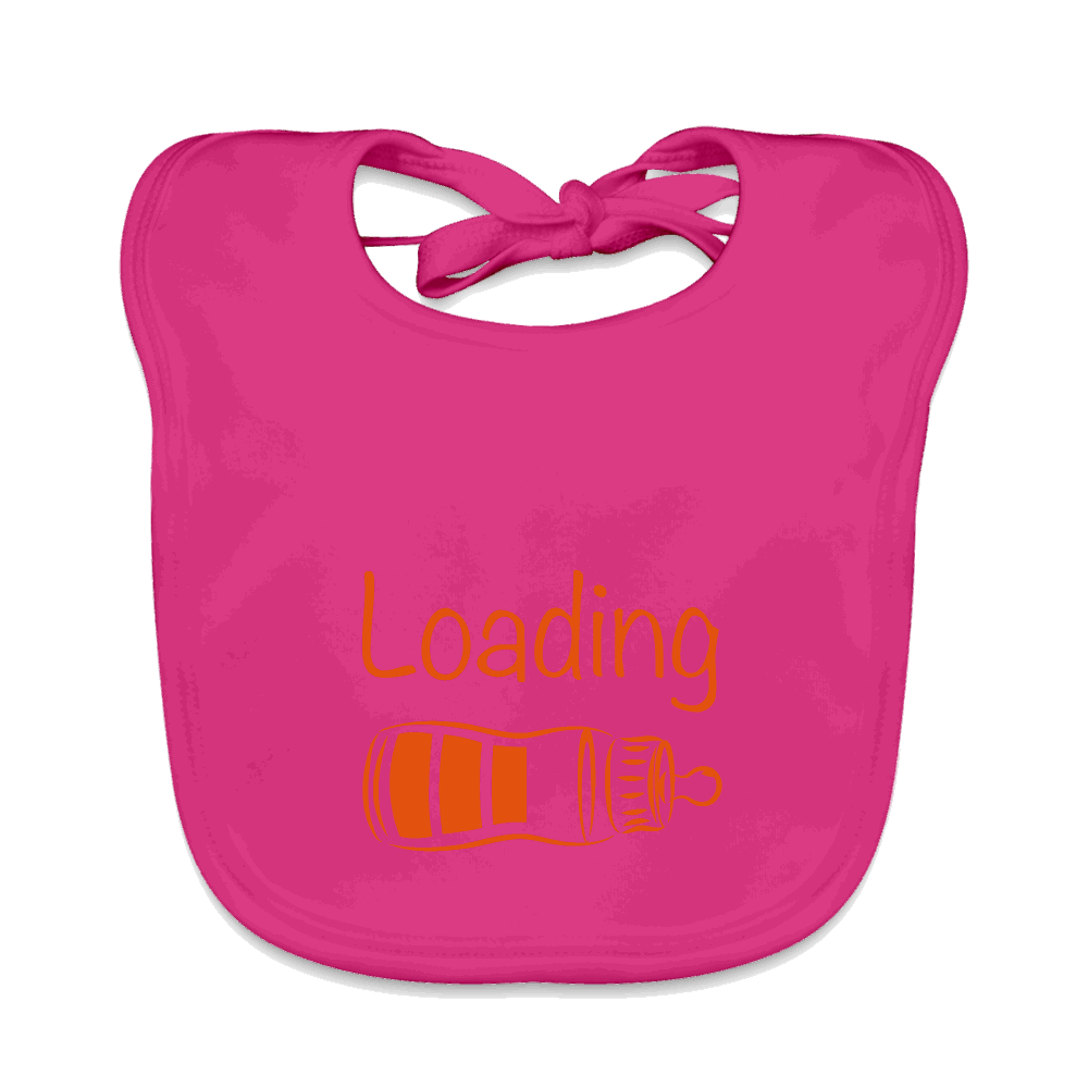 Bio Baby Lätzchen LOADING Fuchsia