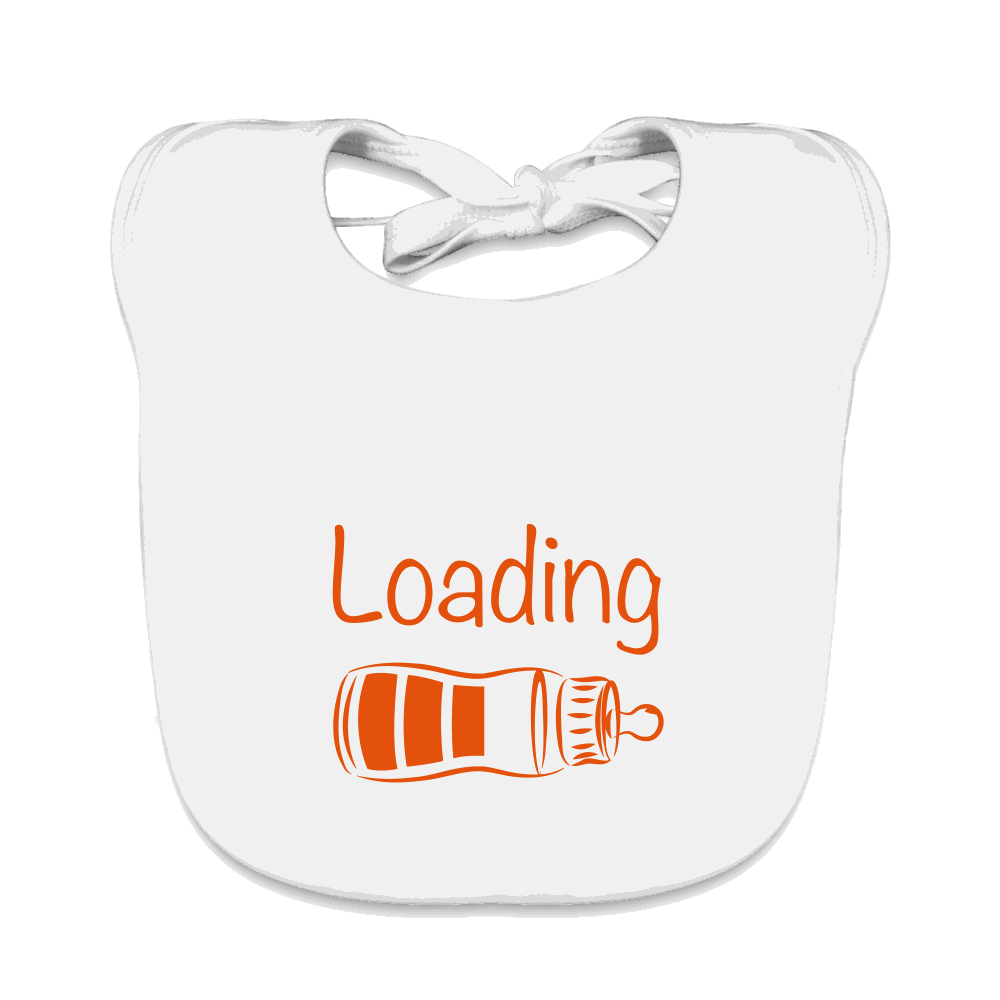 Bio Baby Lätzchen LOADING Weiß