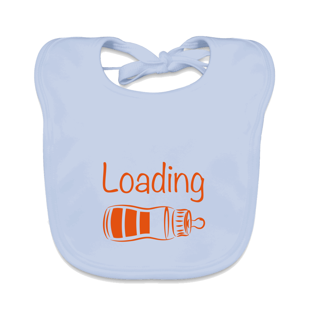 Bio Baby Lätzchen LOADING sky Blue