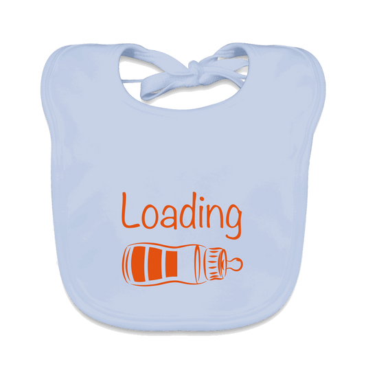 Bio Baby Lätzchen LOADING sky Blue