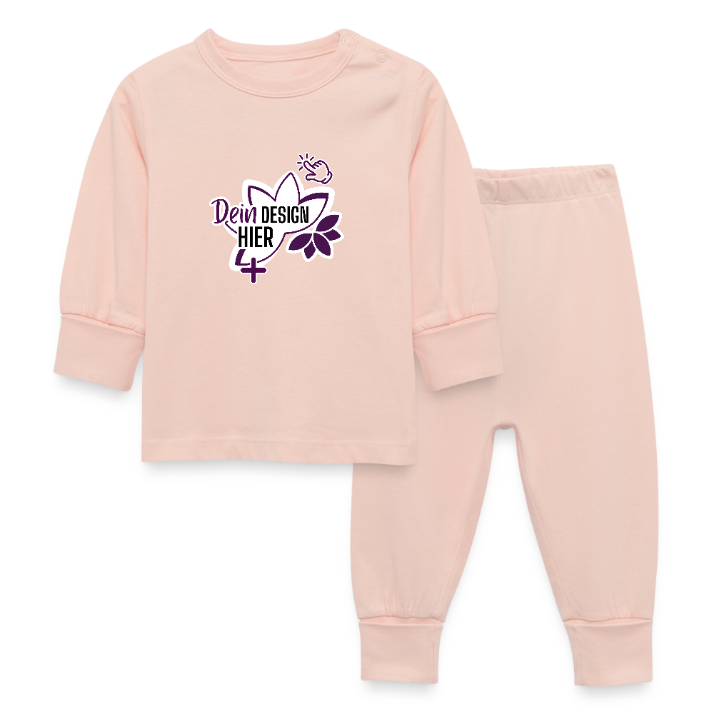 MyEcoStyle Bio Baby Schlafanzug Kristallrosa