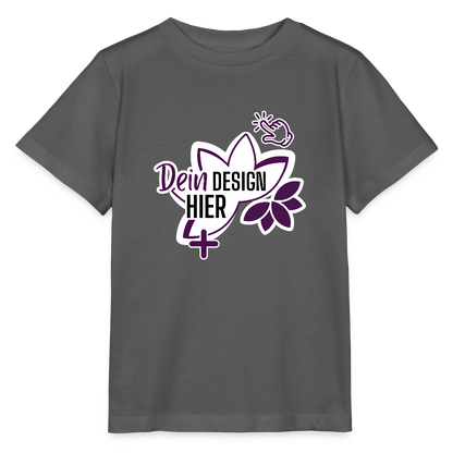 MyEcoStyle Bio Kinder T-Shirt Anthrazit