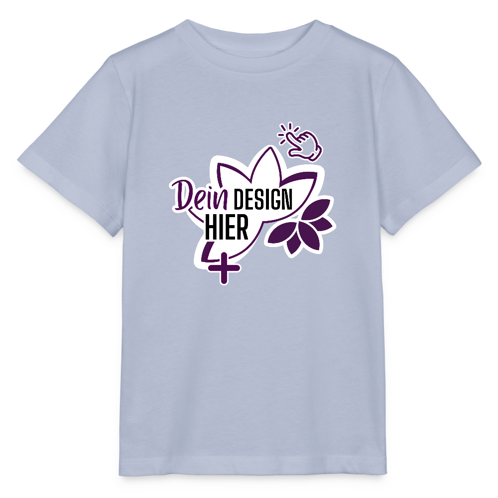 MyEcoStyle Bio Kinder T-Shirt Lavendel-Violett