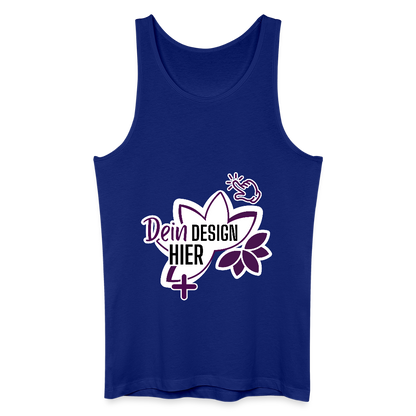 MyEcoStyle Bio Männer Tank Top Königsblau