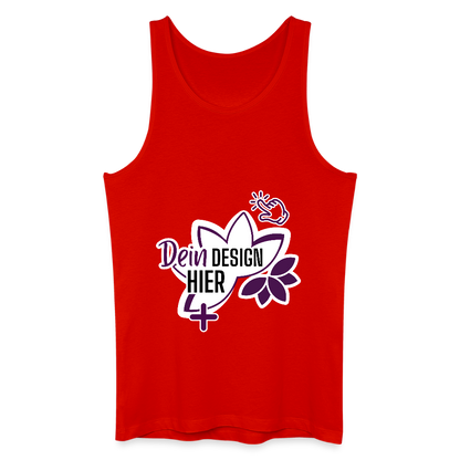 MyEcoStyle Bio Männer Tank Top Rot