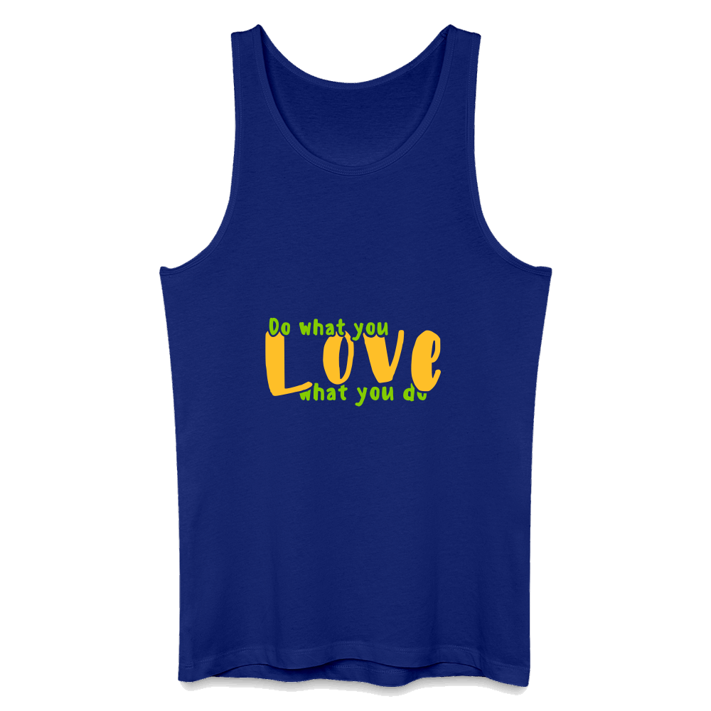 Bio Männer Tank Top DO Königsblau