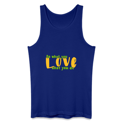Bio Männer Tank Top DO Königsblau