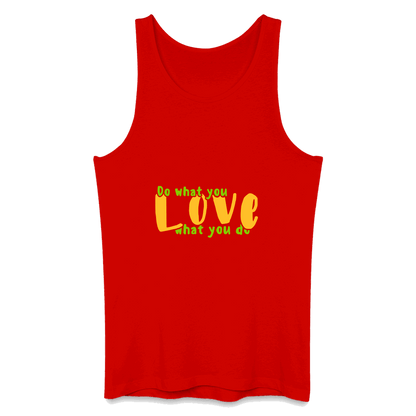 Bio Männer Tank Top DO Rot