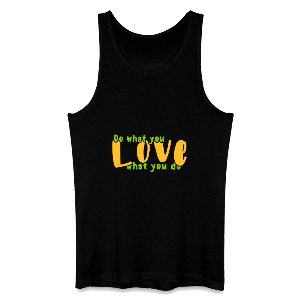 Bio Männer Tank Top DO Schwarz