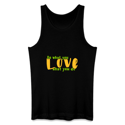 Bio Männer Tank Top DO Schwarz