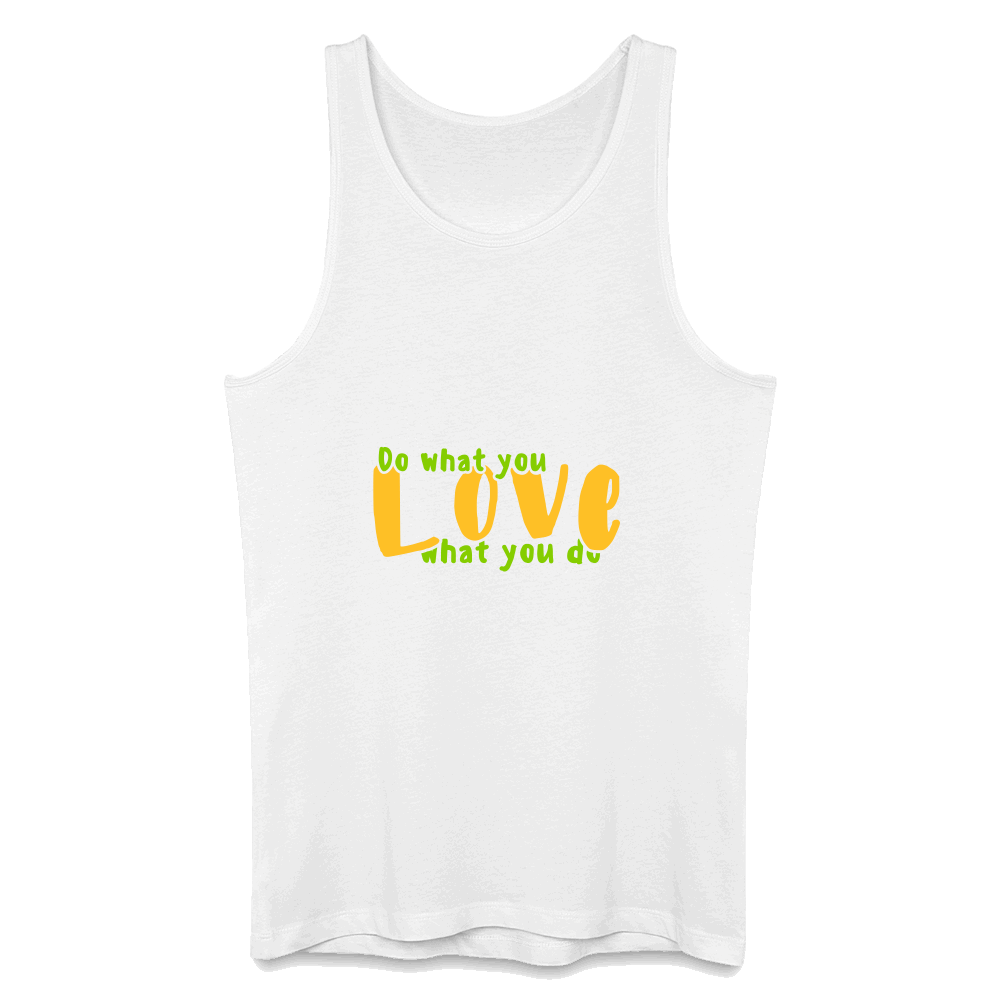 Bio Männer Tank Top DO Weiß