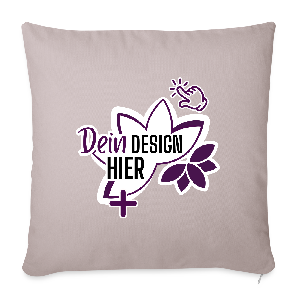 MyEcoStyle Sofakissenbezug 45 x 45 cm helles Taupe