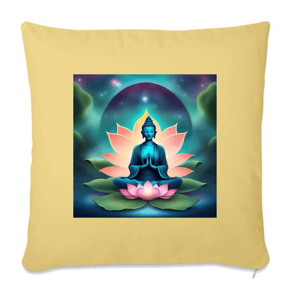 Baumwolle Sofakissenbezug LOTUS Hellgelb